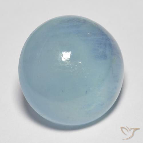 Acquamarina Alzavola Chiaro naturale da 17.01 ct, Rotondo, Trasparente