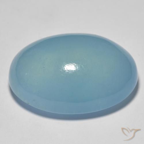 Acquamarina Alzavola Chiaro naturale da 27.91 ct, Ovale, Traslucido