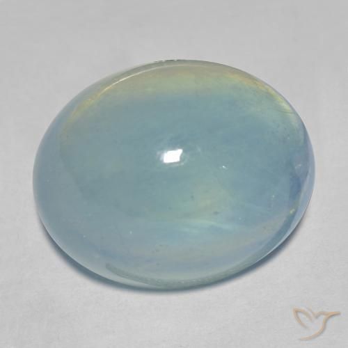 Acquamarina Bambina blu naturale da 23.48 ct, Ovale, Trasparente