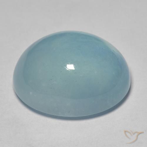 Acquamarina Bambina blu naturale da 23.48 ct, Ovale, Trasparente