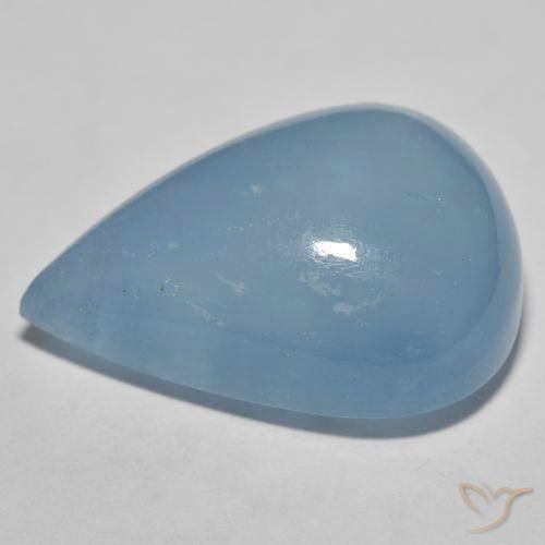 Acquamarina Azzurro Baby naturale da 40.79 ct, Forma a pera, Traslucido