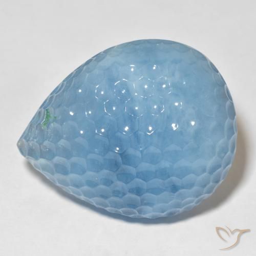 70.80ct Naturale Blu Maya profondo Acquamarina, Forma a pera, Traslucido