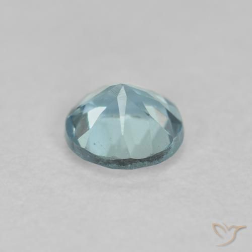 Acquamarina Azzurro-Verde naturale da 0.24 ct, Rotondo, VS