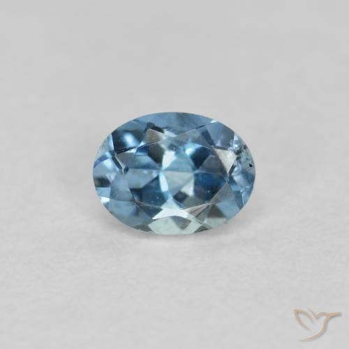 Acquamarina Blu naturale da 0.17 ct, Ovale, VS