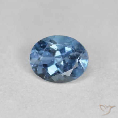 Acquamarina Blu scuro naturale da 0.31 ct, Ovale, VS