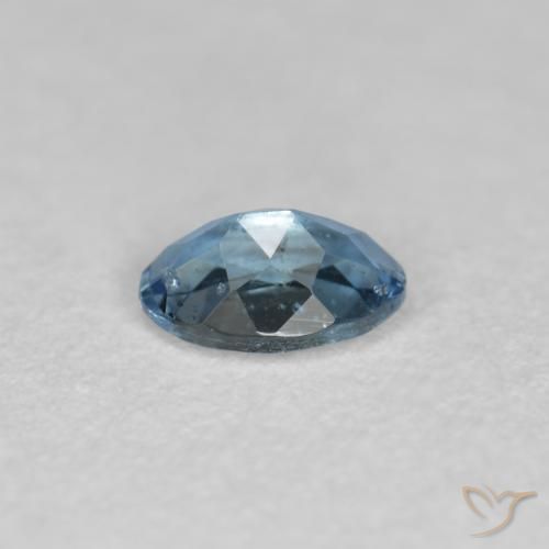 Acquamarina Blu scuro naturale da 0.25 ct, Ovale, VS