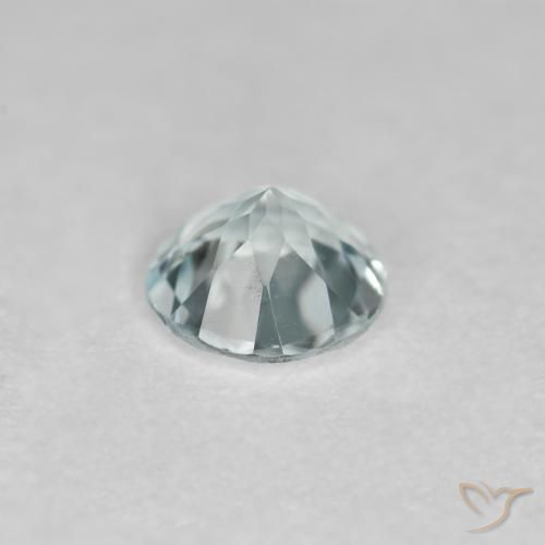 Acquamarina Azzurro acqua chiaro naturale da 0.33 ct, Rotondo, VVS-VS