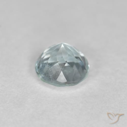Acquamarina Azzurro acqua chiaro naturale da 0.42 ct, Rotondo, VVS-VS