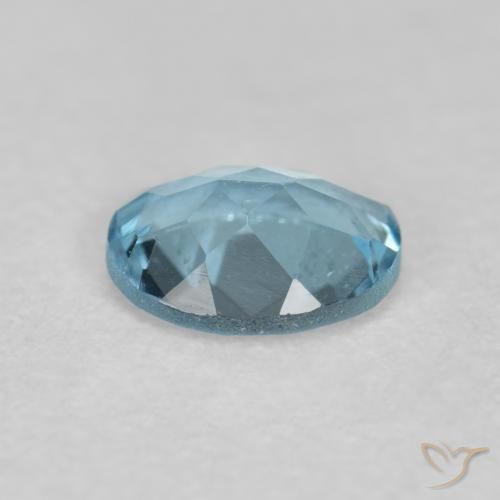 Acquamarina Blu Acqua Profondo naturale da 0.29 ct, Ovale, VVS-VS