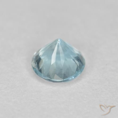 Acquamarina Bambina blu naturale da 0.31 ct, Rotondo, VS-SI