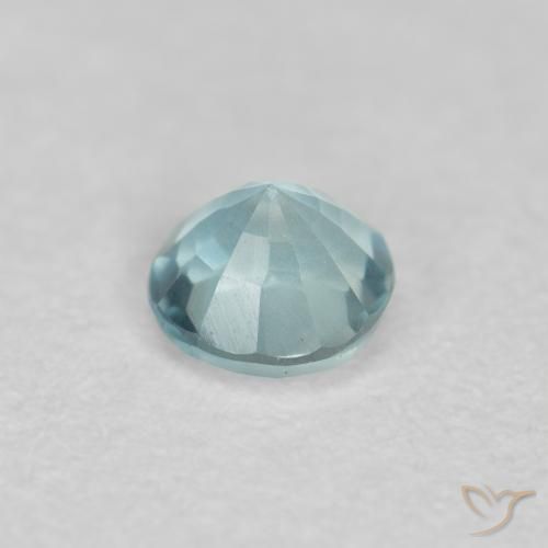 Acquamarina Azzurro naturale da 0.18 ct, Rotondo, VS-SI