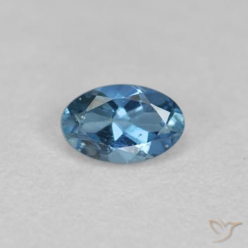 Acquamarina Blu naturale da 0.26 ct, Taglio ovale, VS-SI