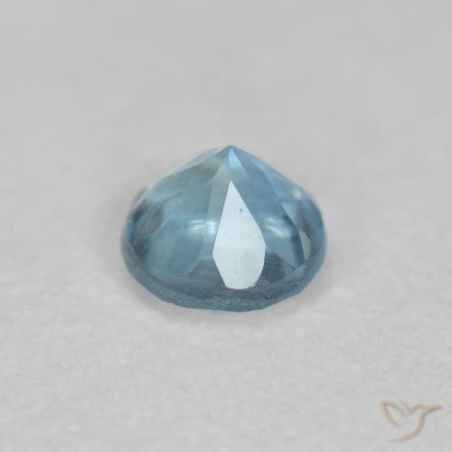 Acquamarina Blu svizzero naturale da 0.20 ct, Rotondo, VS-SI
