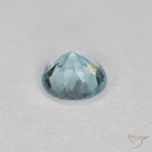 Acquamarina Azzurro naturale da 0.20 ct, Rotondo, VS-SI