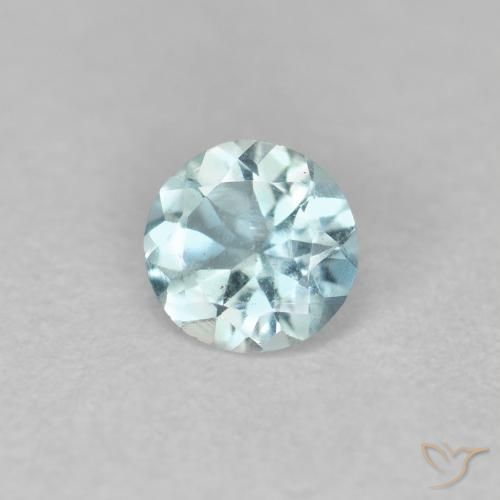 Acquamarina Azzurro naturale da 0.20 ct, Rotondo, VS