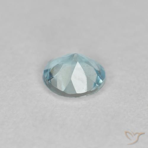 Acquamarina Azzurro naturale da 0.20 ct, Rotondo, VS