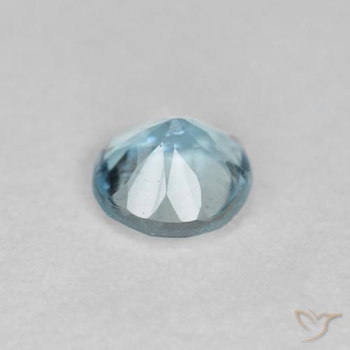 Acquamarina Azzurro naturale da 0.25 ct, Rotondo, VS