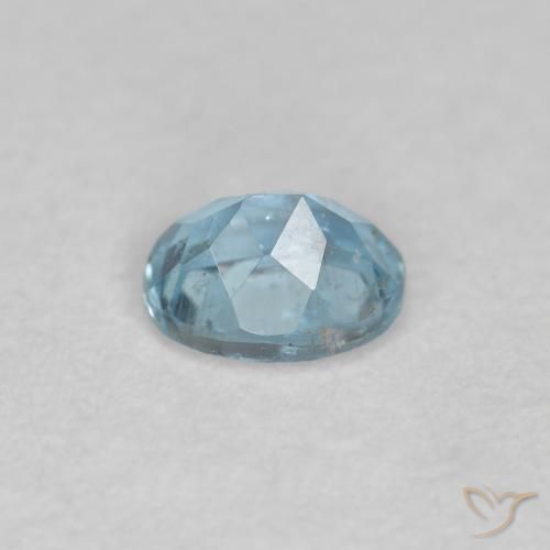 Acquamarina Azzurro naturale da 0.18 ct, Ovale, VS