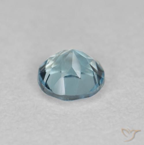 Acquamarina Azzurro naturale da 0.18 ct, Taglio rotondo, VS