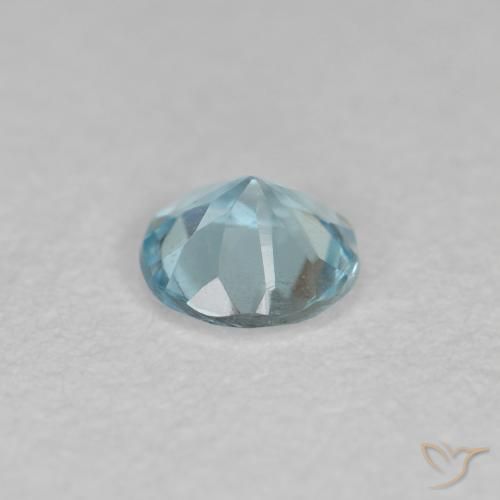 Acquamarina Azzurro naturale da 0.24 ct, Rotondo, VS