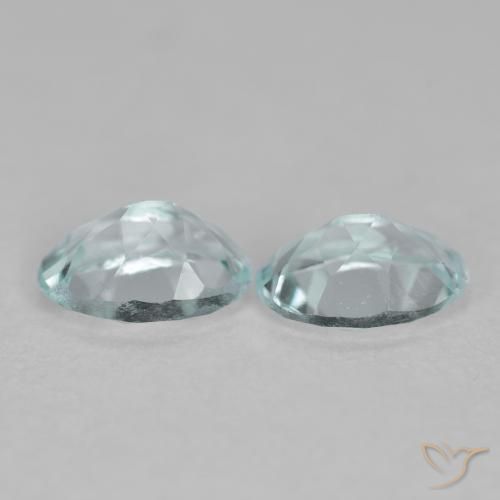Gemme di Acquamarina Azzurro acqua chiaro naturale da 1.12 ct, Ovale, VS