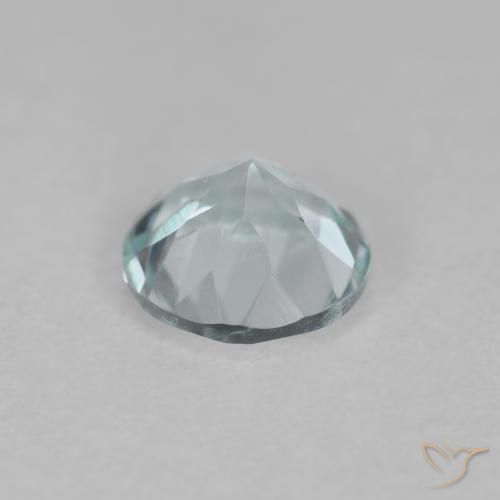 Acquamarina Azzurro cielo chiaro naturale da 0.43 ct, Rotondo, VVS-VS