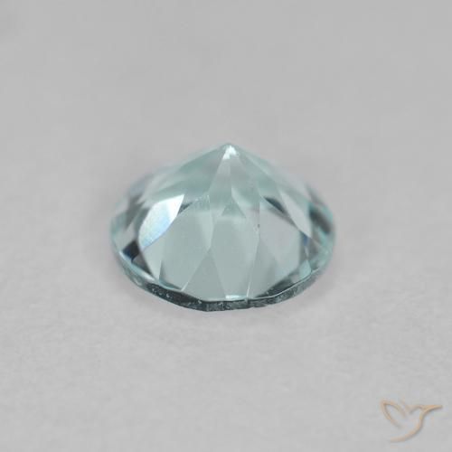 Acquamarina Azzurro naturale da 0.41 ct, Rotondo, VS