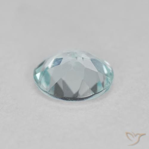 Acquamarina Azzurro acqua chiaro naturale da 0.36 ct, Rotondo, VS
