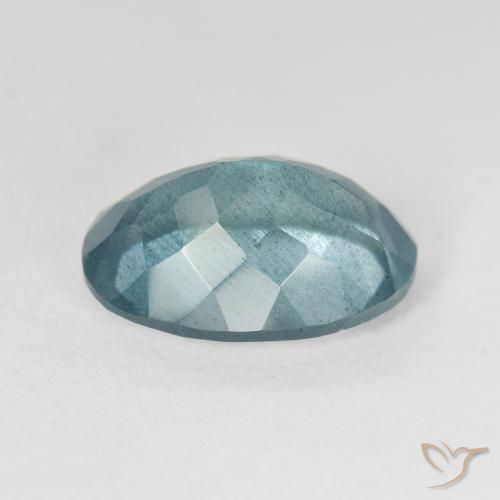 Acquamarina naturale turchese da 5,55 ct, taglio ovale, VS-SI
