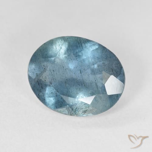 Acquamarina Blu scuro naturale da 3.75 ct, Ovale, VS-SI