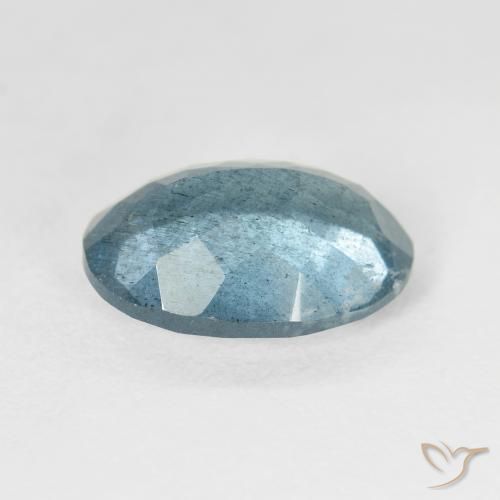 Acquamarina Verde bluastro chiaro naturale da 5.15 ct, Ovale, VS-SI