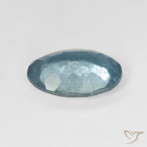 Acquamarina Verde bluastro naturale da 3.43 ct, Ovale, VS-SI