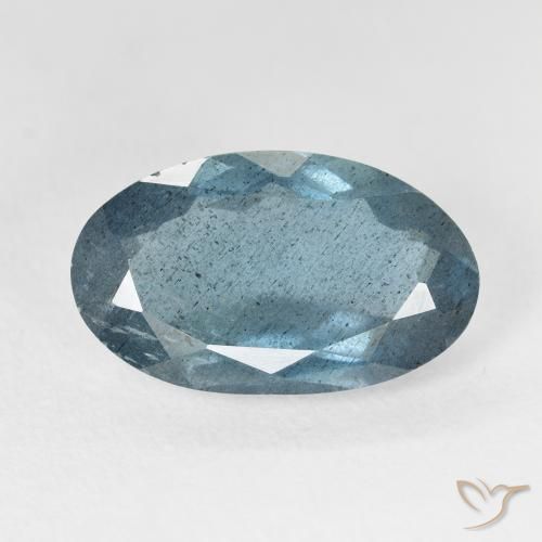 Acquamarina Verde bluastro chiaro naturale da 5.79 ct, Ovale, VS-SI