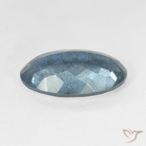 Acquamarina Verde bluastro chiaro naturale da 5.79 ct, Ovale, VS-SI