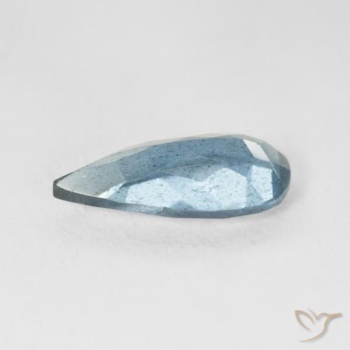 Acquamarina Azzurro acqua chiaro naturale da 2.35 ct, Forma a pera, VS-SI