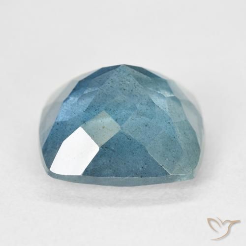 Acquamarina Verde bluastro naturale da 6.26 ct, Cuscino, VS-SI