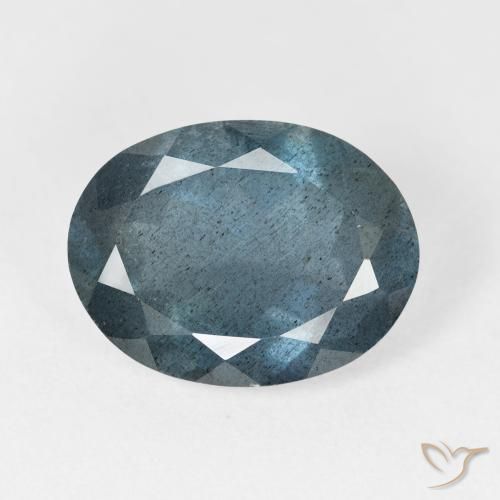 Acquamarina naturale blu da 6,07 ct, taglio ovale, VS-SI