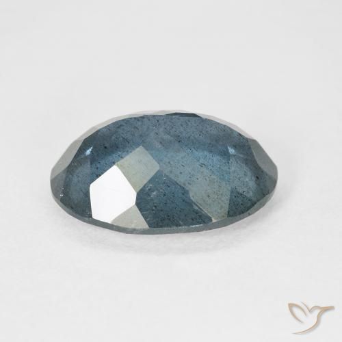 Acquamarina naturale blu da 6,07 ct, taglio ovale, VS-SI