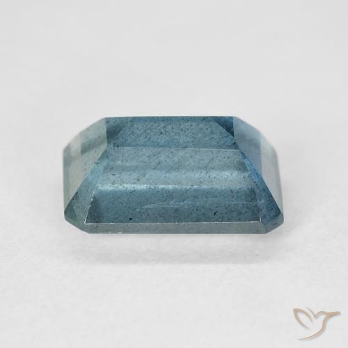 Acquamarina Verde bluastro naturale da 4.38 ct, Ottagonale / Taglio smeraldo, VS-SI