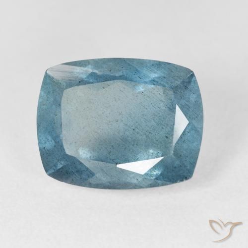 6.54ct turchese acquamarina, cuscino, VS-SI