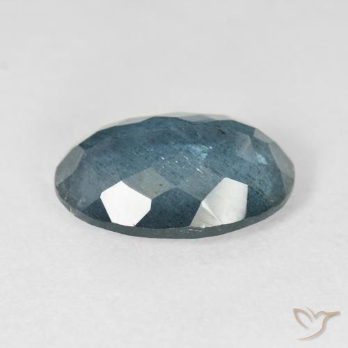 Acquamarina naturale turchese da 5,19 ct, taglio ovale, traslucido