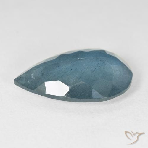 Acquamarina Verde bluastro naturale da 8.74 ct, Forma a pera, VS-SI