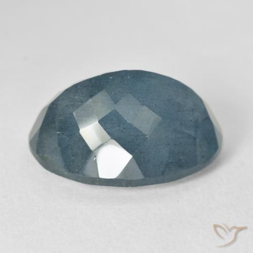 Acquamarina naturale blu da 14,32 ct, taglio ovale, VS-SI