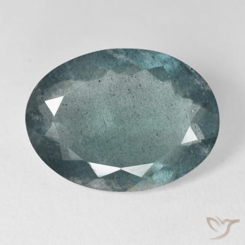 Acquamarina naturale blu da 12,27 ct, taglio ovale, VS-SI