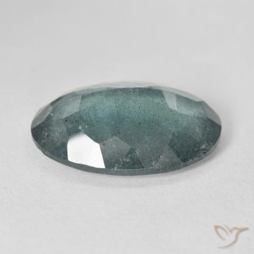 Acquamarina naturale blu da 12,27 ct, taglio ovale, VS-SI