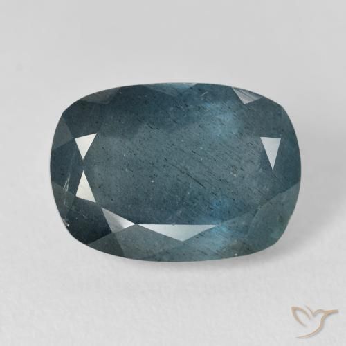 9.84ct blu acquamarina, cuscino, VS-SI