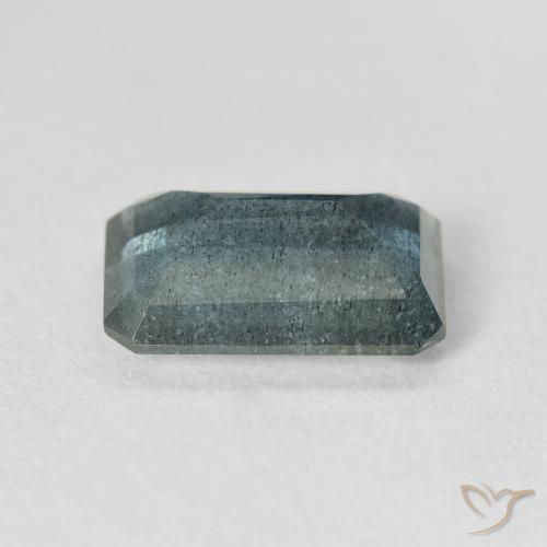 Acquamarina naturale blu da 4,25 ct, taglio smeraldo, VS-SI