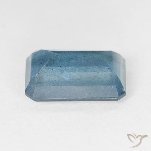Acquamarina Blu medio naturale da 6.20 ct, Ottagonale / Taglio smeraldo, VS-SI