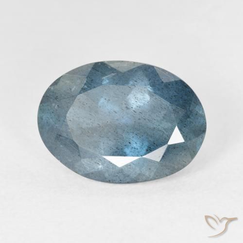 Acquamarina naturale blu da 5,08 ct, taglio ovale, VS-SI
