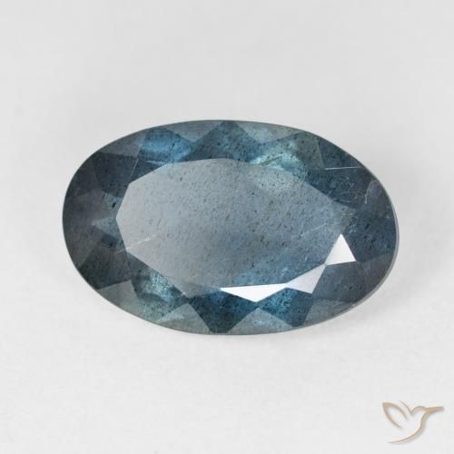 Acquamarina naturale blu da 7,33 ct, taglio ovale, VS-SI